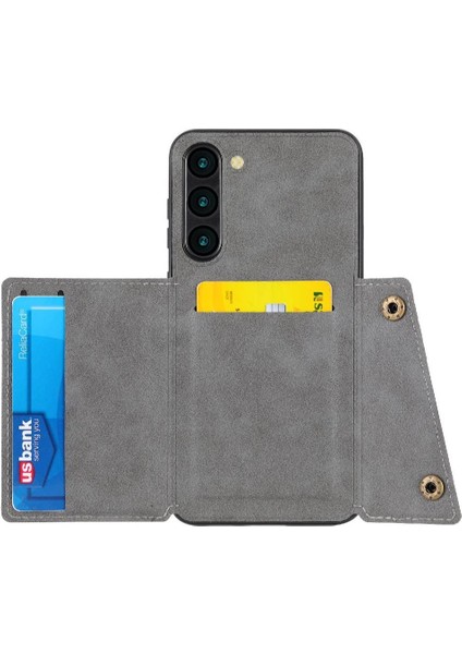 Samsung Galaxy S23 Buit Için Cüzdan Kılıf Demir Cüzdan Kılıf Kickstand Kart (Yurt Dışından) indirimleri