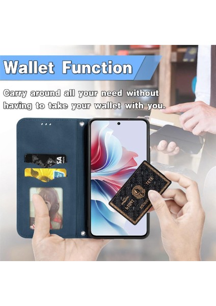 Oppo Flip 11F 5g Için Flip Case Darbeye Cüzdan Deri Kılıf Kapak Çevirin (Yurt Dışından) fırsatları