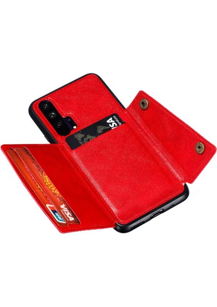 Onur 20 Pro Kickstand Buit Için Cüzdan Durumda Demir Kart Tutucu Cüzdan (Yurt Dışından) indirimleri