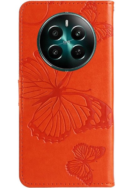 Realme 12 Artı Pu Deri Flip Kickstand Darbeye Kapak Kapak Için Kılıf (Yurt Dışından) modelleri