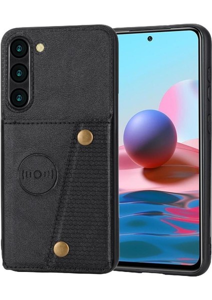 Samsung Galaxy S23 Buit Için Cüzdan Kılıf Demir Cüzdan Kılıf Kickstand Kart (Yurt Dışından)