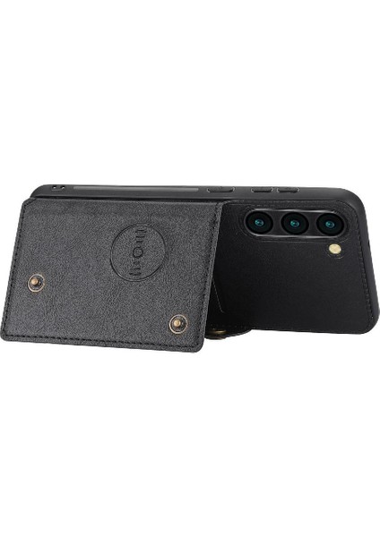 Samsung Galaxy S23 Buit Için Cüzdan Kılıf Demir Cüzdan Kılıf Kickstand Kart (Yurt Dışından) fırsatları