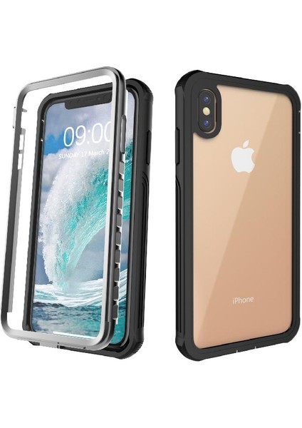 Iphone Xs Max Damla ve Çarpışma Geçirmez Tamamen Şeffaf Pet Film Için Kılıf (Yurt Dışından)