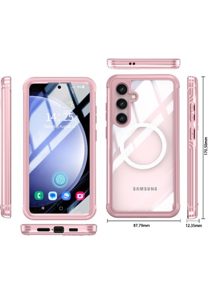 Samsung Galaxy S24 Plus Için Miracase Manyetik Kılıf ile Tamamen Şeffaf (Yurt Dışından)