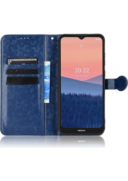 Nokia C21 Manyetik Toka Deri Cüzdan Kapak Için Kılıf Geometrik Desen (Yurt Dışından) fırsatları