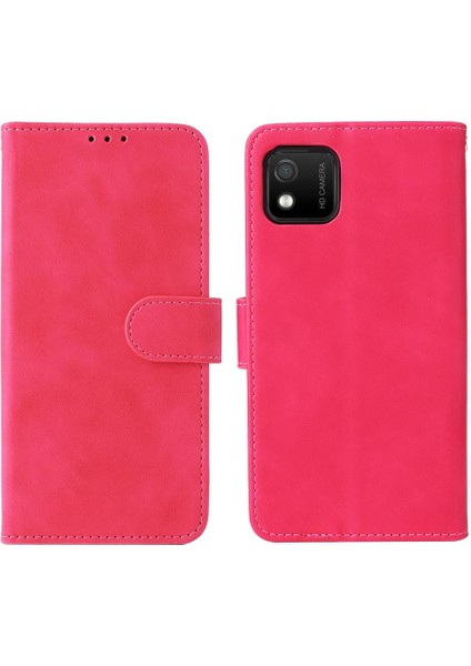 Wiko Y52 Deri Folio Flip Case Koruyucu Kapak Kartı Için Kılıf Tam (Yurt Dışından)