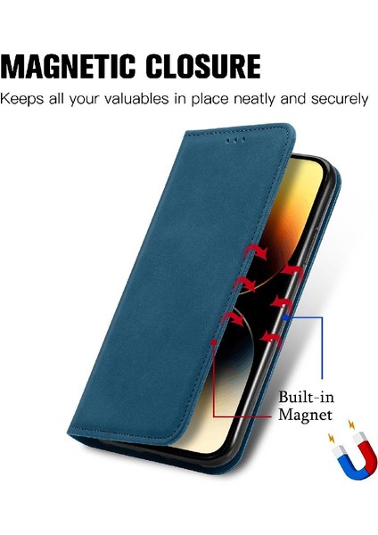 Iphone 14 Pro Basit Iş Darbeye Dayanıklı Cüzdan Deri Kılıf (Yurt Dışından) indirimleri