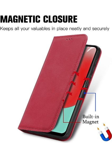 Samsung A32 5g Flip Kapak Cüzdan Darbeye Deri Kılıf Basit (Yurt Dışından) fırsatları