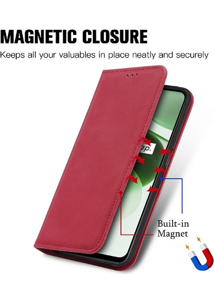 Realme C35 Fermuar Deri Kılıf Kordon Cüzdan Basit Iş Için Kılıf (Yurt Dışından) indirimleri