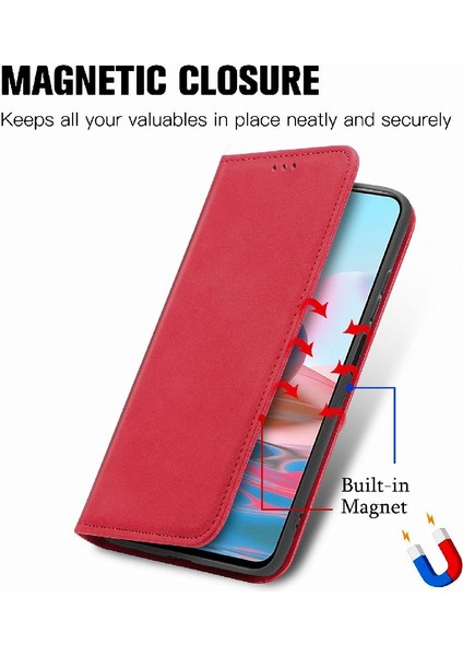 Redmi Not 10 Için Kılıf 4g Darbeye Deri Kılıf Basit Iş Cüzdan (Yurt Dışından) fırsatları
