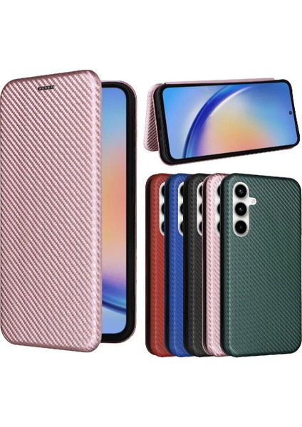 Samsung Galaxy A35 5g Tam Koruma Deri Folio Flip Case (Yurt Dışından)