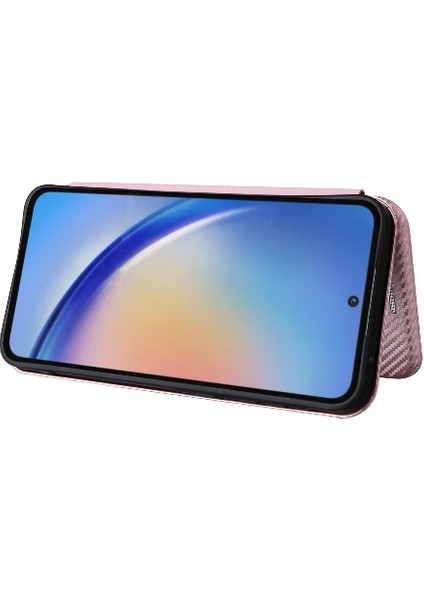 Samsung Galaxy A35 5g Tam Koruma Deri Folio Flip Case (Yurt Dışından)