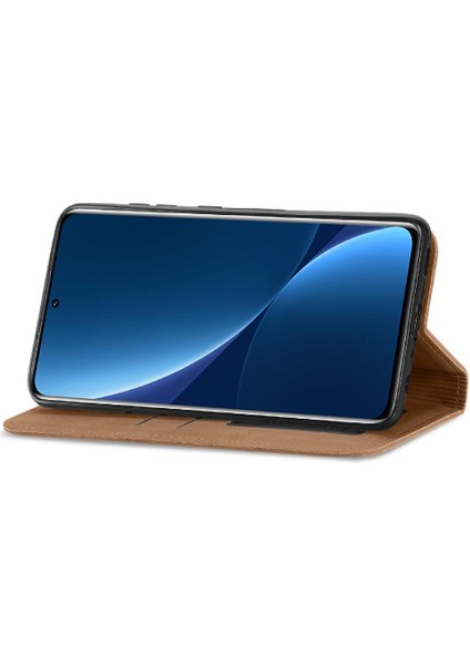 Xiaomi 12 Için Kılıf Pro Kapak Kapak Darbeye Cüzdan Deri Kılıf Basit (Yurt Dışından) fırsatları