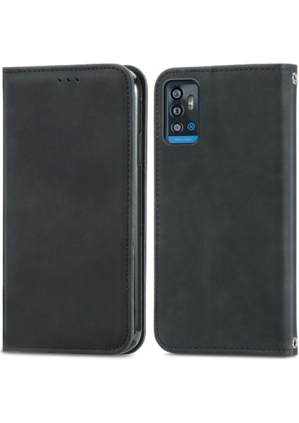Zte Blade A71 Basit Iş Fermuar Cüzdan Kordon Deri Kılıf (Yurt Dışından)