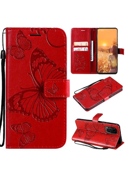 Xiaomi Redmi Için Flip Case K40/K40 Pro Kart Yuvası Standı Manyetik Kapak ile (Yurt Dışından)
