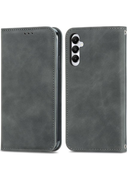 Samsung Galaxy A05S 4g Için Flip Case Darbeye Deri Kılıf Basit Flip (Yurt Dışından)