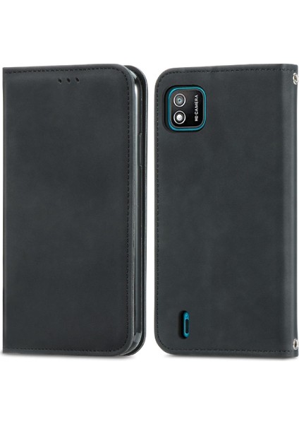 Wiko Lanyard Kordon Deri Kılıf Cüzdan Için Kılıf Basit Iş Fermuar (Yurt Dışından)