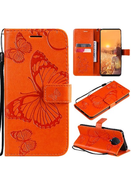 Nokia G20 Için Flip CASE/G10 Manyetik Kapak Darbeye Kapak Kart Yuvası ile (Yurt Dışından)