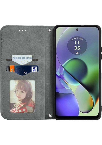 Motorola Moto G54 5g Cüzdan Deri Kılıf Basit Iş Için Flip Case (Yurt Dışından) indirimleri