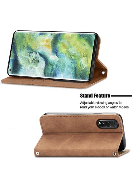 Oppo Bulmak Için Kılıf X2 Deri Kılıf Fermuar Cüzdan Basit Iş Kordon (Yurt Dışından)