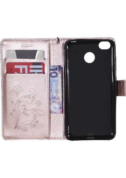 Kart Yuvası ile Xiaomi Redmi 4x Pu Deri Manyetik Kapak Için Flip Case (Yurt Dışından)