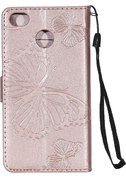 Kart Yuvası ile Xiaomi Redmi 4x Pu Deri Manyetik Kapak Için Flip Case (Yurt Dışından)