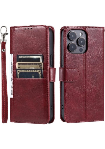 Xiaomi Redmi Için Flip Case Xiaomi 4g 6 Kart Yuvaları Kickstand Cüzdan Pu Deri (Yurt Dışından)
