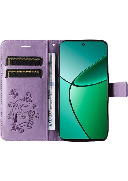 Realme 12 Artı Pu Deri Flip Kickstand Darbeye Kapak Kapak Için Kılıf (Yurt Dışından) fırsatları