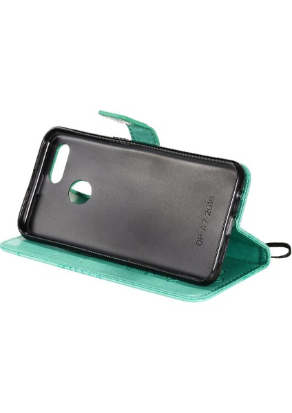 Oppo A7 Için Flip CASE/A5S Flip Kickstand Kart Yuvası Standı ile Pu Deri (Yurt Dışından) modelleri