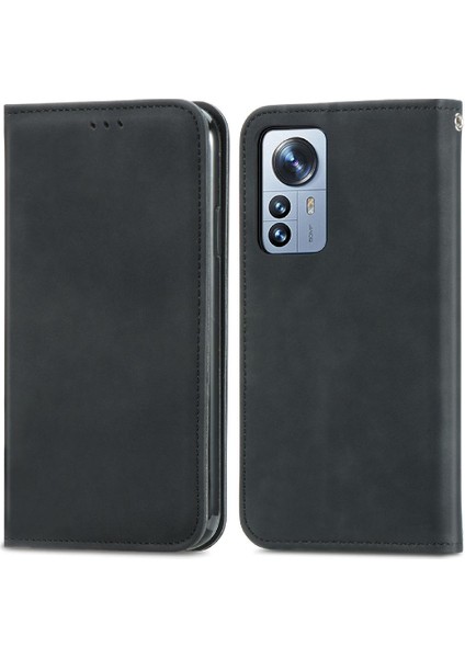 Xiaomi 12 Için Kılıf Pro Kapak Kapak Darbeye Cüzdan Deri Kılıf Basit (Yurt Dışından) fırsatları