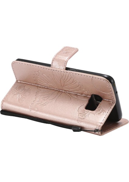 Samsung Galaxy S7 Kenar Flip Kickstand Darbeye Kapak Pu Deri (Yurt Dışından)