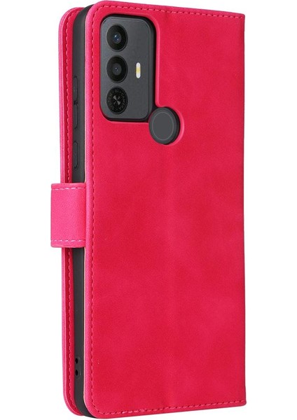 Kart ile Tcl 30SE Koruyucu Kapak Deri Folio Flip Case Için Kılıf (Yurt Dışından)
