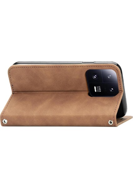 Xiaomi 13 Pro Darbeye Cüzdan Basit Iş Kapak Kılıfı (Yurt Dışından) modelleri