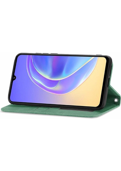 Vivo V21E 5g Için Basit Iş Deri Kılıf Kordon Fermuar Cüzdan (Yurt Dışından) modelleri