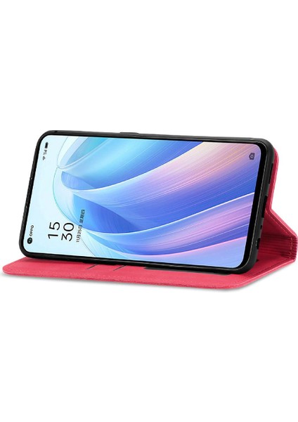 Oppo Oppo 7 4g Için Basit Iş Fermuar Kordon Cüzdan Deri (Yurt Dışından)