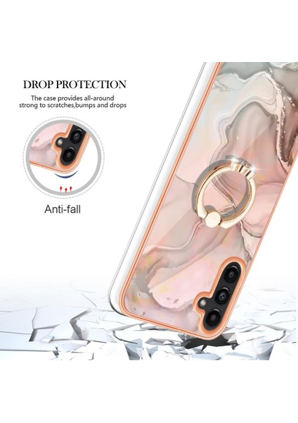 Samsung Galaxy A13 5g Için Kılıf 360 &deg; Dönebilir Halka Mermer Darbeye Tpu (Yurt Dışından) modelleri