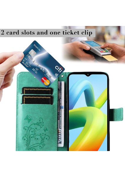 Xiaomi Redmi A1 Artı Manyetik Kapak Için Flip Case Kart Yuvası Standı ile Pu (Yurt Dışından) modelleri