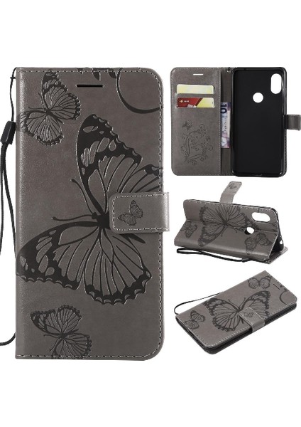 Xiaomi Redmi Not 6 Pro Darbeye Kapak Için Flip Case Kickstand ile (Yurt Dışından)