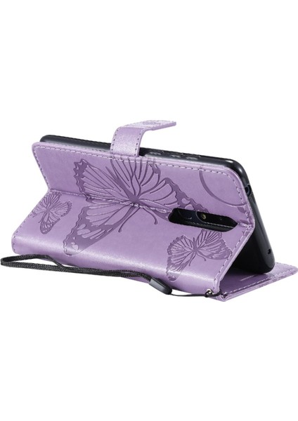 Nokia 3.1 Için Flip Case Artı Darbeye Kapak Kart Pu ile Kickstand Çevirin (Yurt Dışından)