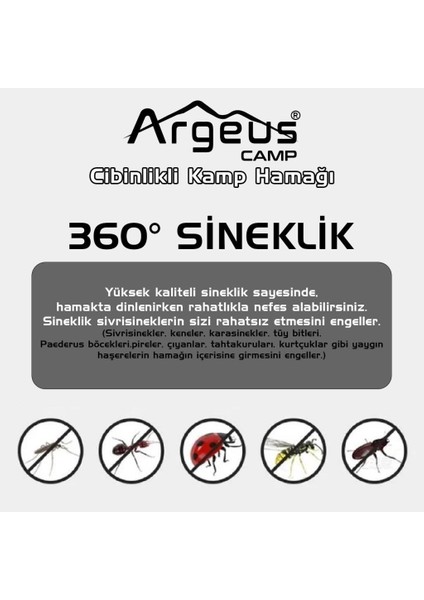 Cibinlikli Kamp Hamağı Yeşil