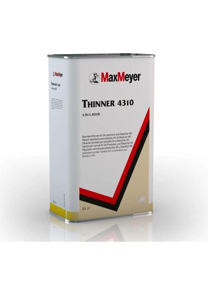 4310 Akrilik Tiner Standart Gl 5l