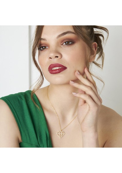 Elmas Tasarımlı Kolye fırsatları