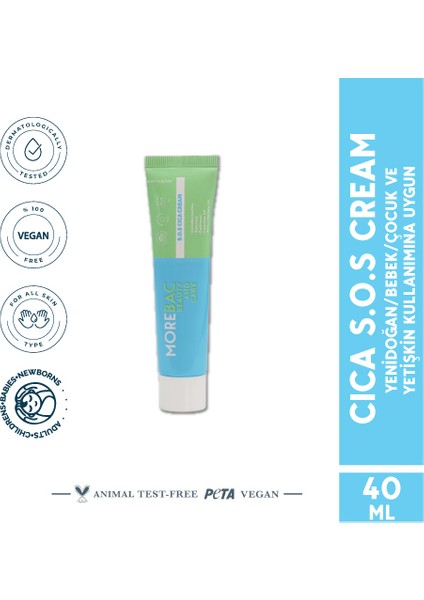 Cıca S.o.s Cream (Yenidoğan/bebek/çocuk ve Yetişkin Kullanımına Uygun) 40 ml