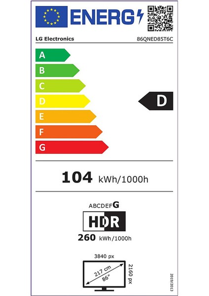 86QNED85T 86" 218 Ekran Uydu Alıcılı 4K Ultra HD Smart LED TV