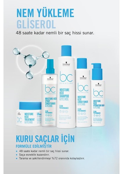 Bc Clean Nem Yükleme Şampuanı 250ML