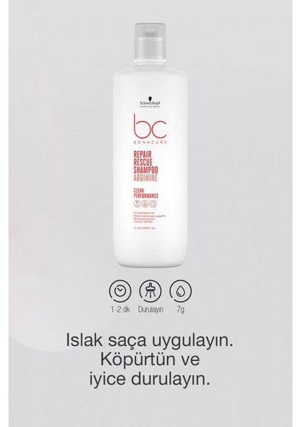 Bc Clean Acil Kurtarma Şampuanı 1000ML