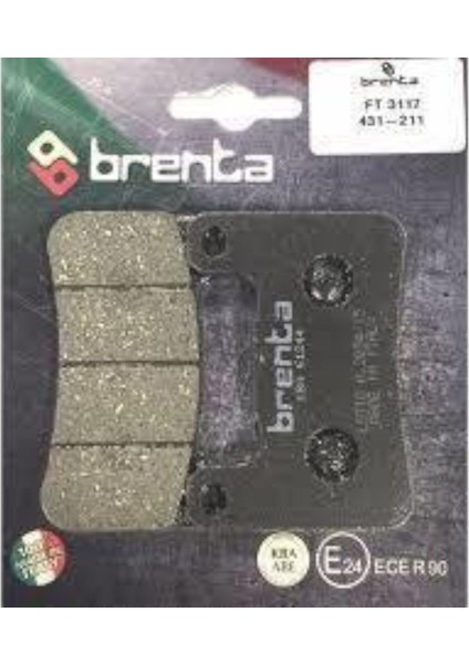 Kawasakı ZX10R Brenta Ön Fren Balatası MOTO11