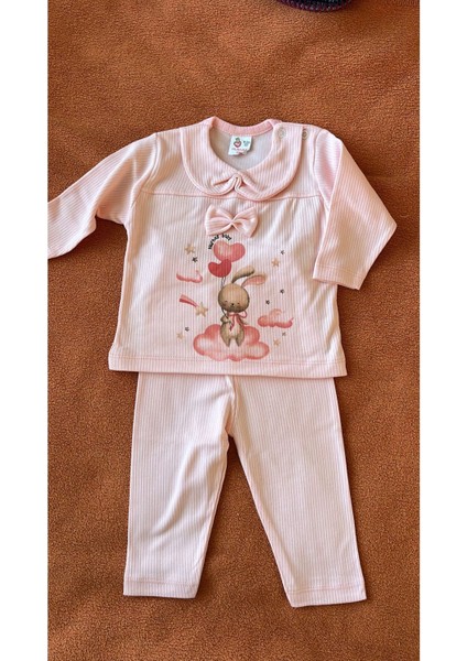 Baharlık Kız Bebek Alt-Üst Takımı/ Bebek Takım/ Baharlık Kıyafet/ Bebek Gecelik/ Bebek Pijama