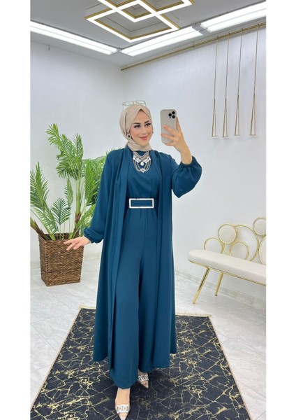 Birinci Sınıf Premium Çift Taraflı Dubai Krep Kumaş Tulumlu Abaya Takım fiyatları