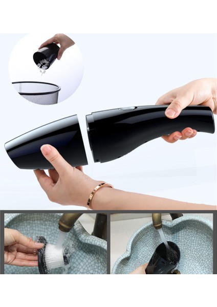 El Süpürgesi Akülü Taşınabilir Mini Elektrikli Süpürge Şarj Edilebilir Toz (Yurt Dışından) fiyatları